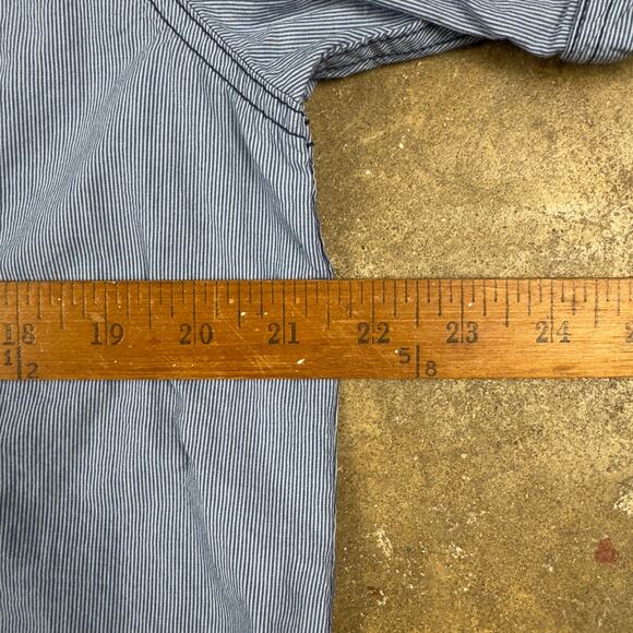 Jack & Jones Airborne Hitch Shirt Men’s XL Royal‎ Navy Military Patches Blue - Picture 9 of 11